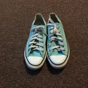 Aqua Blue Converse All Star